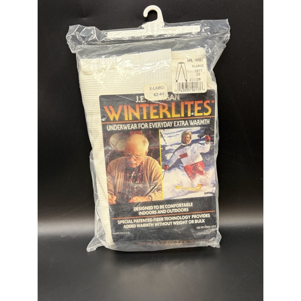 J E Morgan Winterlites Fleece Thermal Pants Underwear X-Large 42-44/USA/NOS